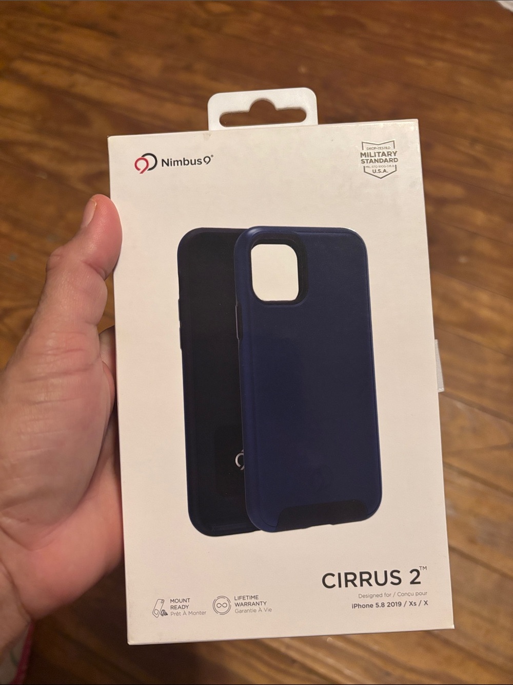 Cirrus 2 Phone Case - iPhone 5.8 2019 /Xs/X Navy Blue